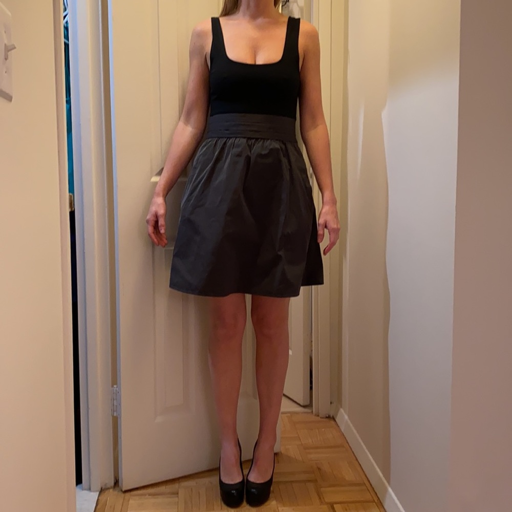 Black cocktail dress from Theory